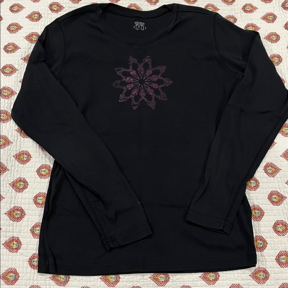 Columbia Black Long Sleeve Shirt